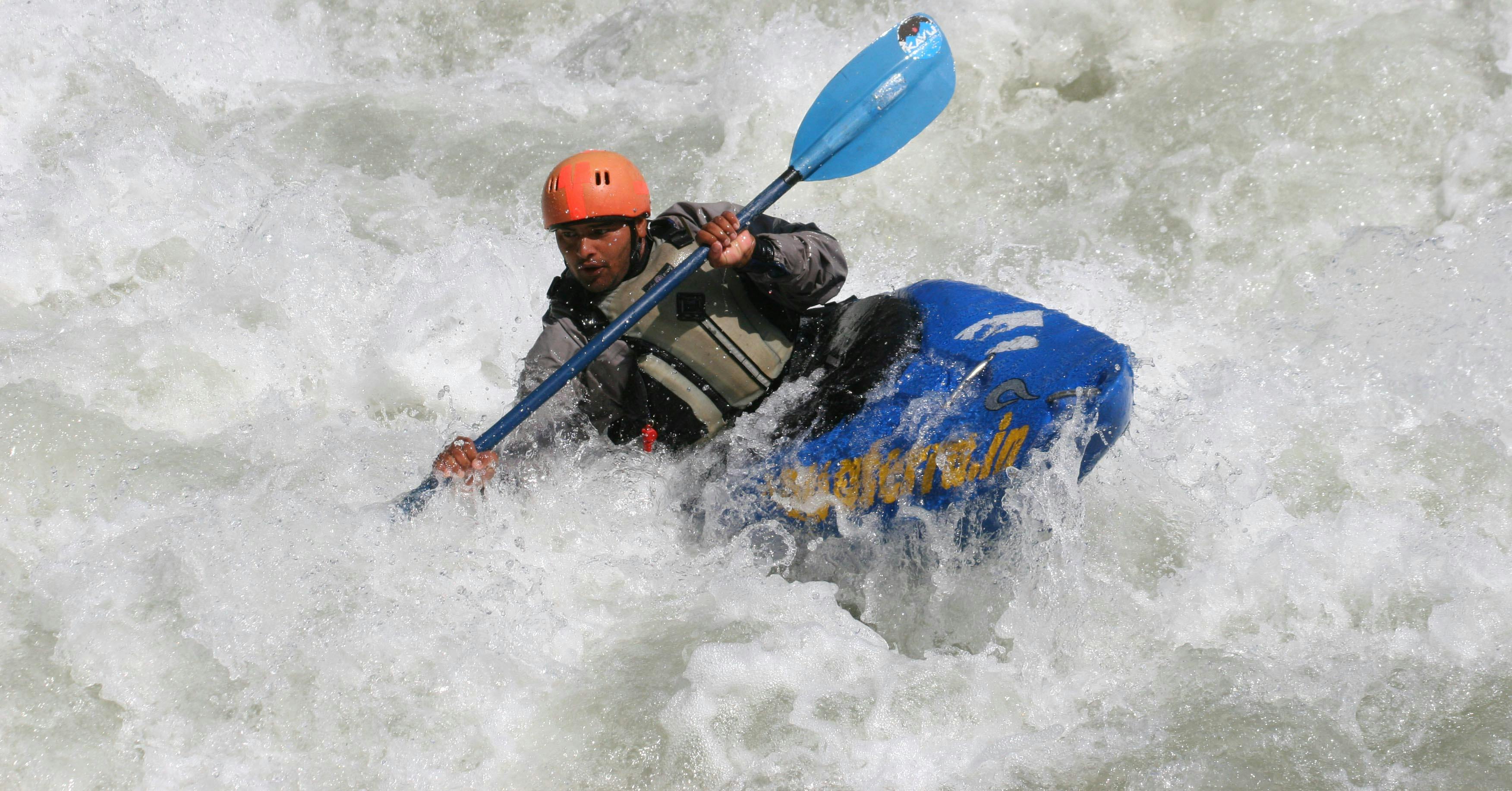 Intense Whitewater Rafting on the Tons River