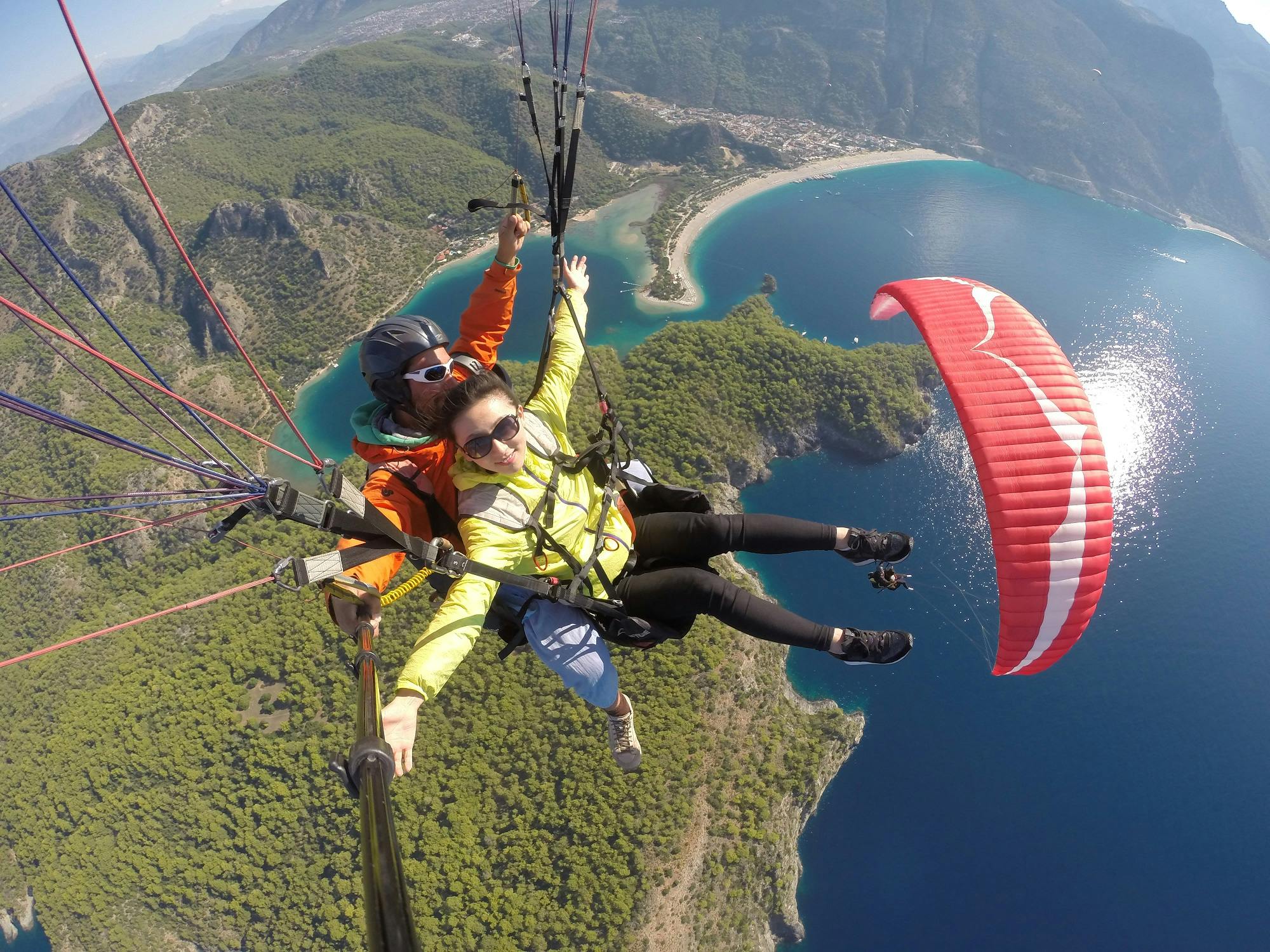 Tandem Paragliding Flight in Sicily